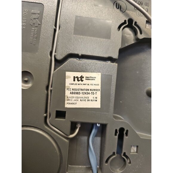 Northern Telecom Harmony Pushbutton Telephone-1983-Blue - Picture 8 of 8